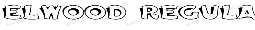 Elwood Regular字体转换